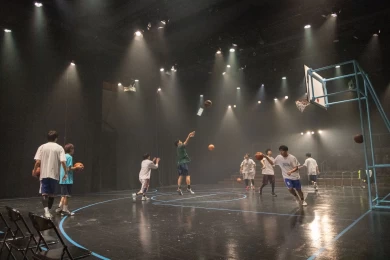 Uzume第9回公演『あの夏の飛行機雲』-永南高校バスケットボール部-舞台写真