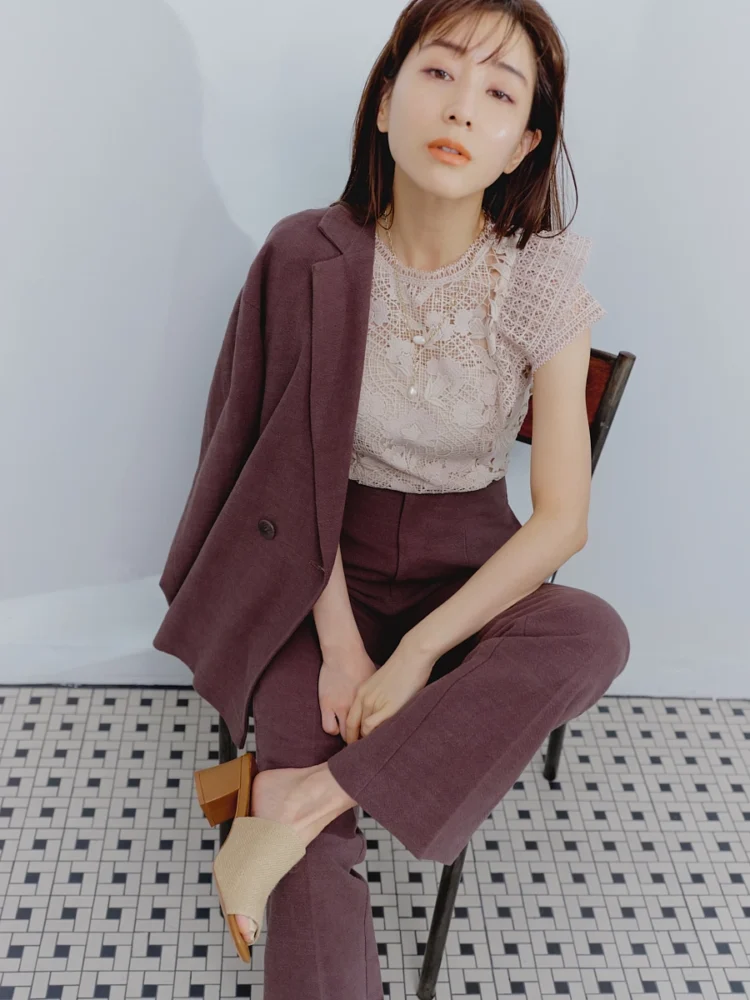 For your spring with Minami Tanaka　穏やかな春へ誘う心地いい服