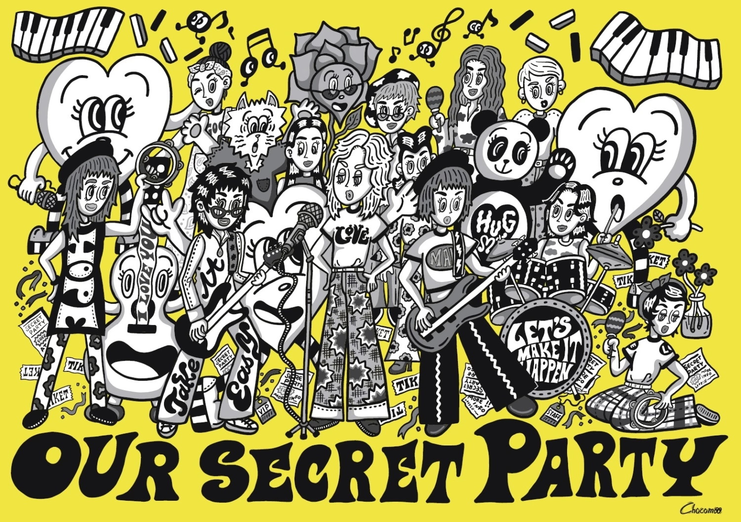 Chocomoo EXHIBITION -OUR SECRET PARTY- Supported by WITH HARAJUKU