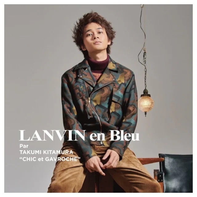 LANVIN en Bleu Par TAKUMI KITAMURA "CHIC et GAVROCHE"