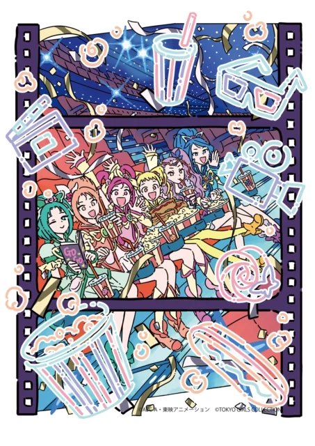 丸紅茜さんイラスト©ABC-A・東映アニメーション　©TOKYO GIRLS COLLECTION