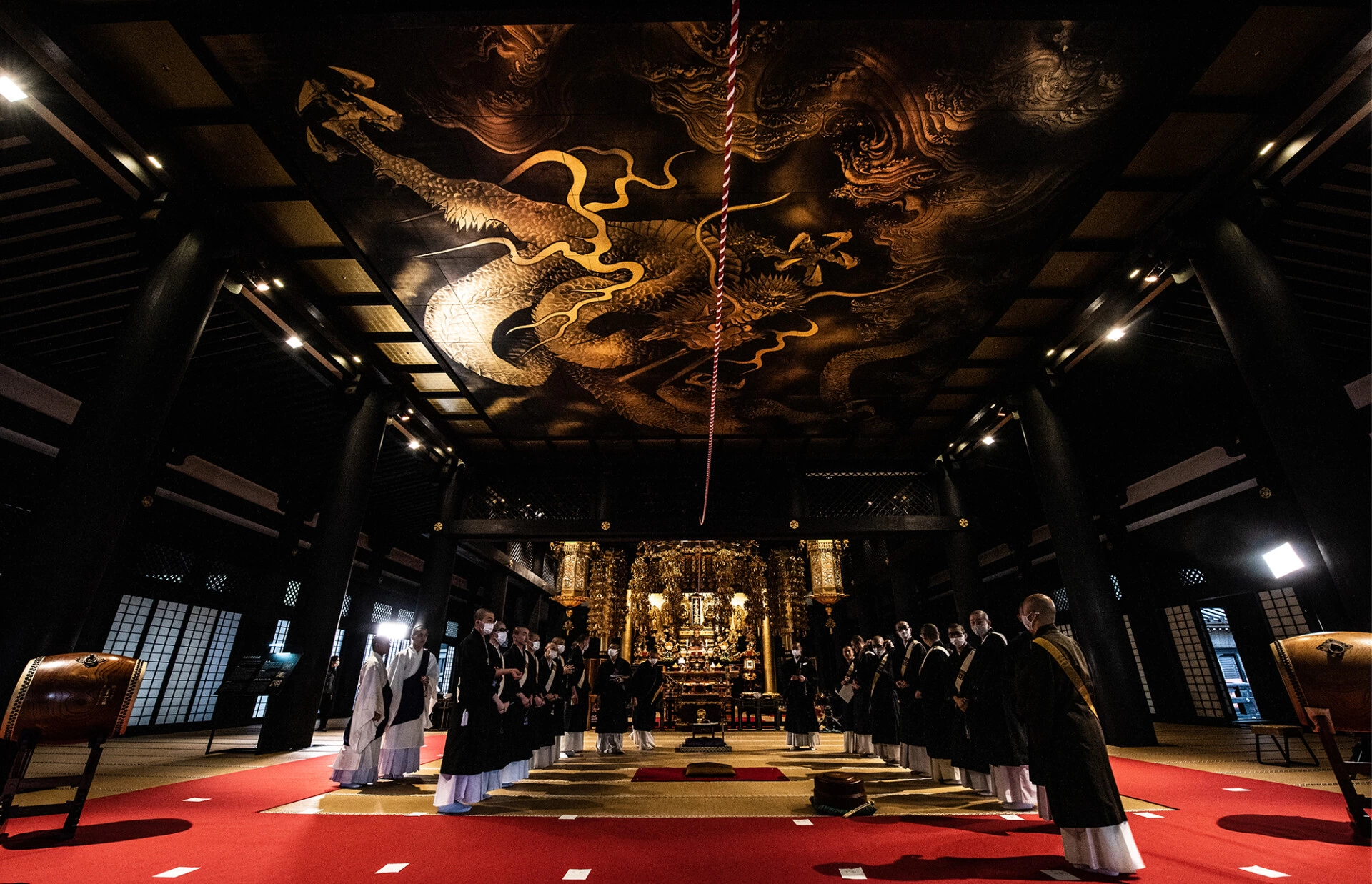 世界平和・コロナ終息を願い“日蓮聖人800年祈念”奉納ライブペイント