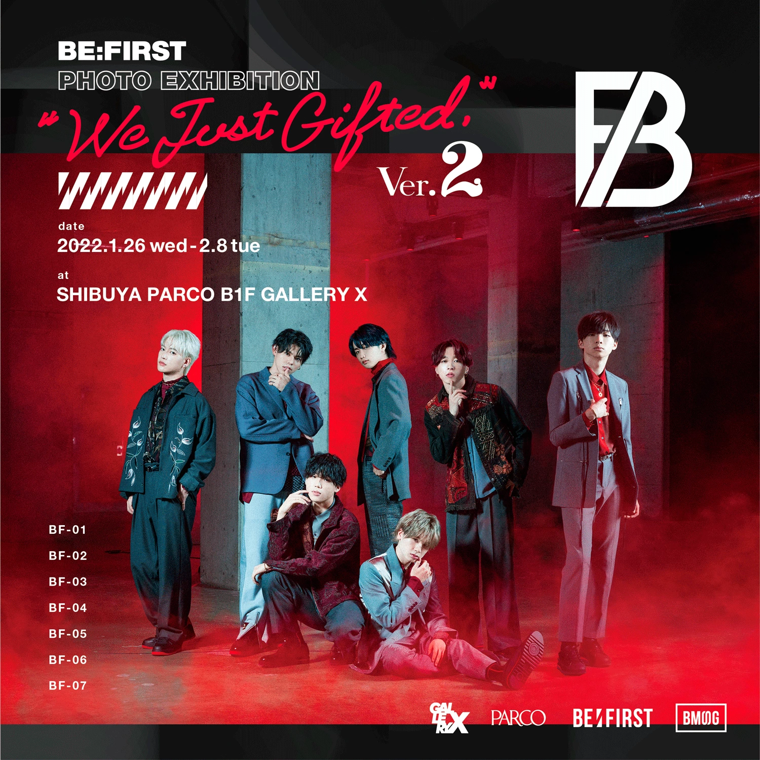 BE:FIRST PHOTO EXHIBITION “We Just Gifted.” Ver.2