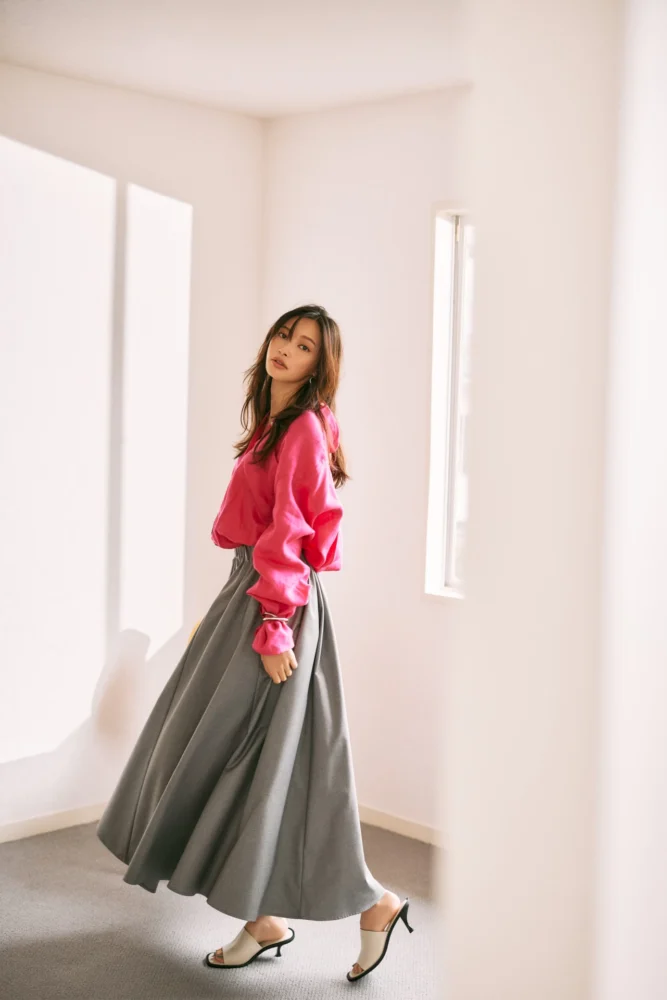 Mila Owen with AYA OMASA 23' SPRING COLLECTION