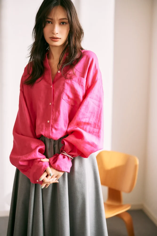 Mila Owen with AYA OMASA 23' SPRING COLLECTION