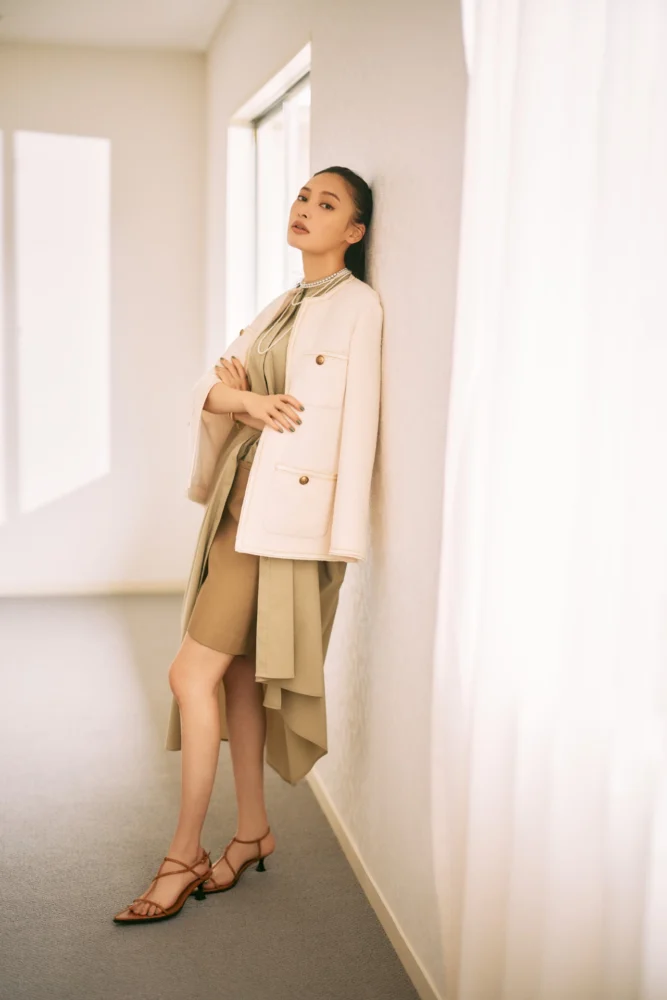 Mila Owen with AYA OMASA 23' SPRING COLLECTION