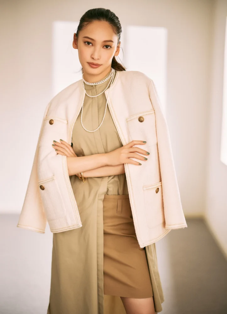 Mila Owen with AYA OMASA 23' SPRING COLLECTION