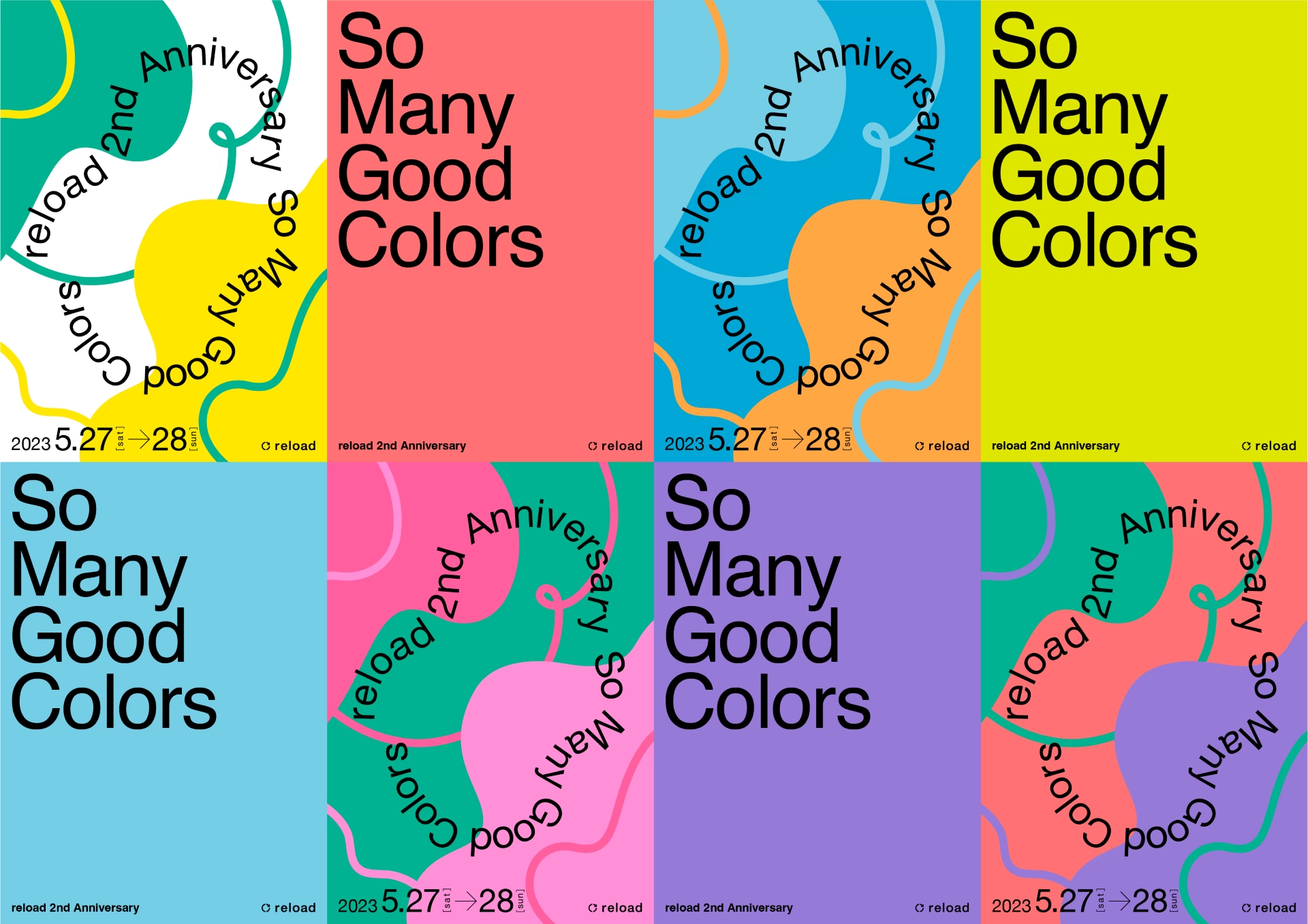 reload 2nd Anniversary “So Many Good Colors”