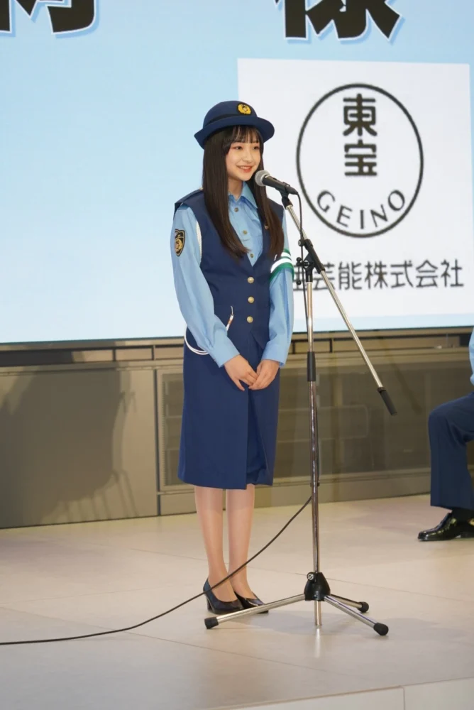 女優・西川愛莉が「1日門真警察署長」に就任