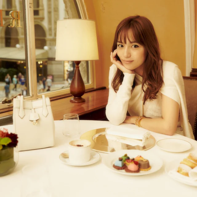 Haruna Kawaguchi in Milan for FENDI SS24 Show