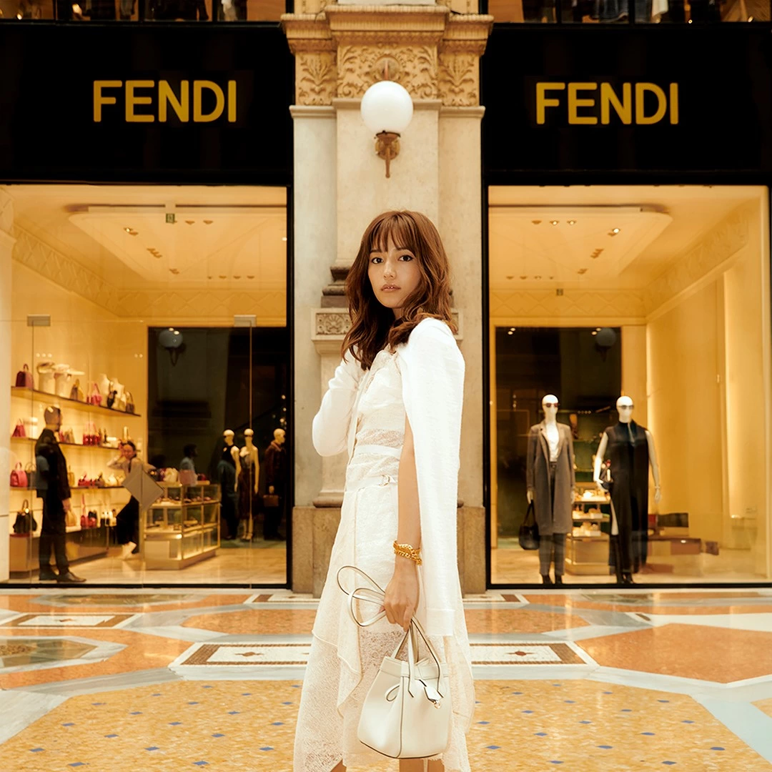 Haruna Kawaguchi in Milan for FENDI SS24 Show