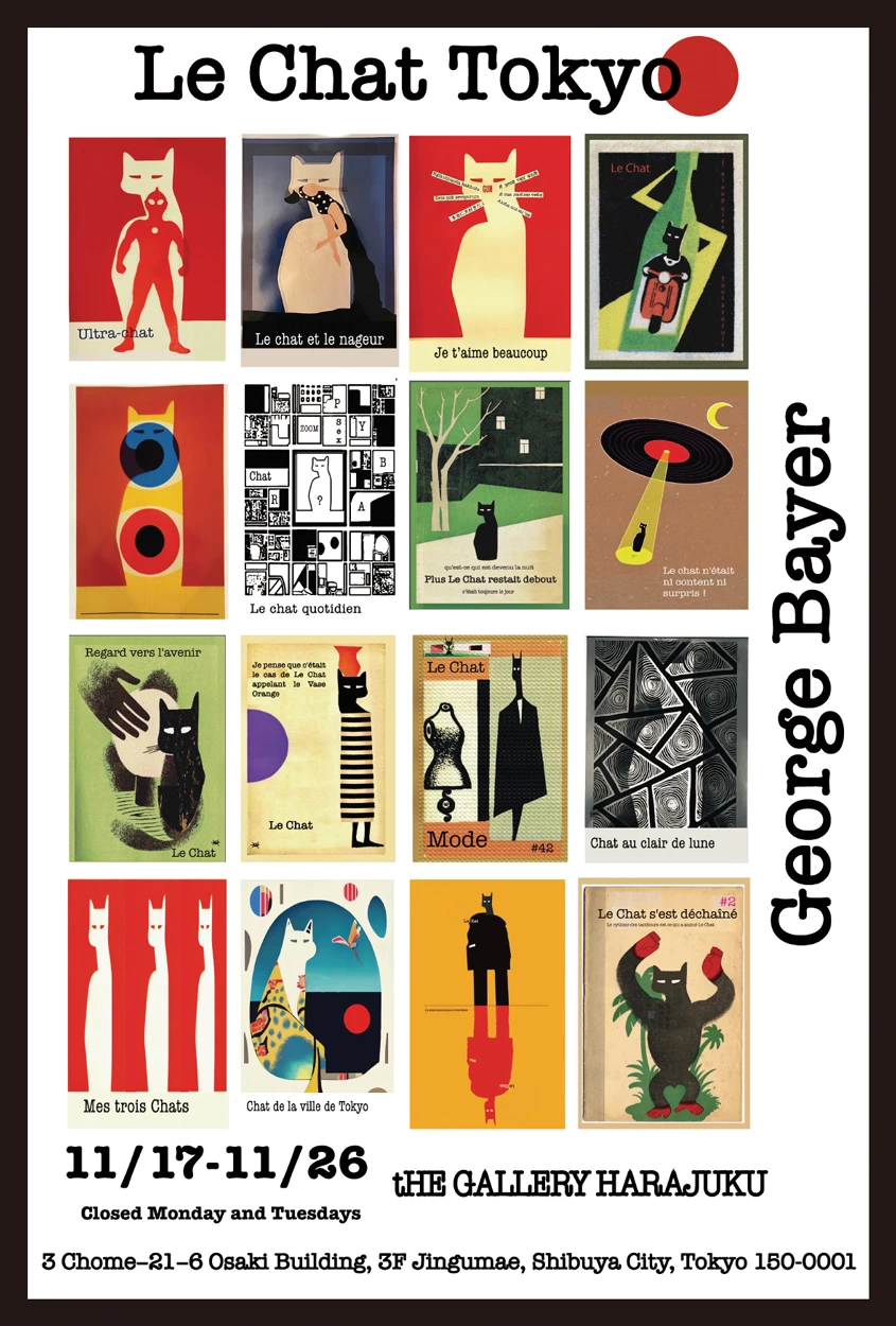 George Bayer Exhibition "La Chat Tokyo"