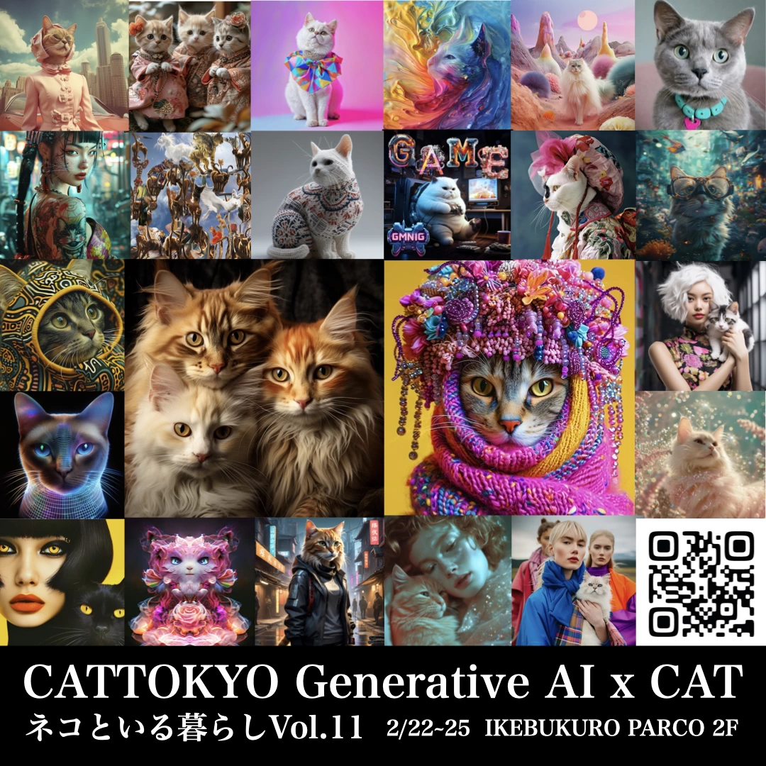 CATTOKYO Generative AI × CAT「ネコといる暮らし Vol.11」
