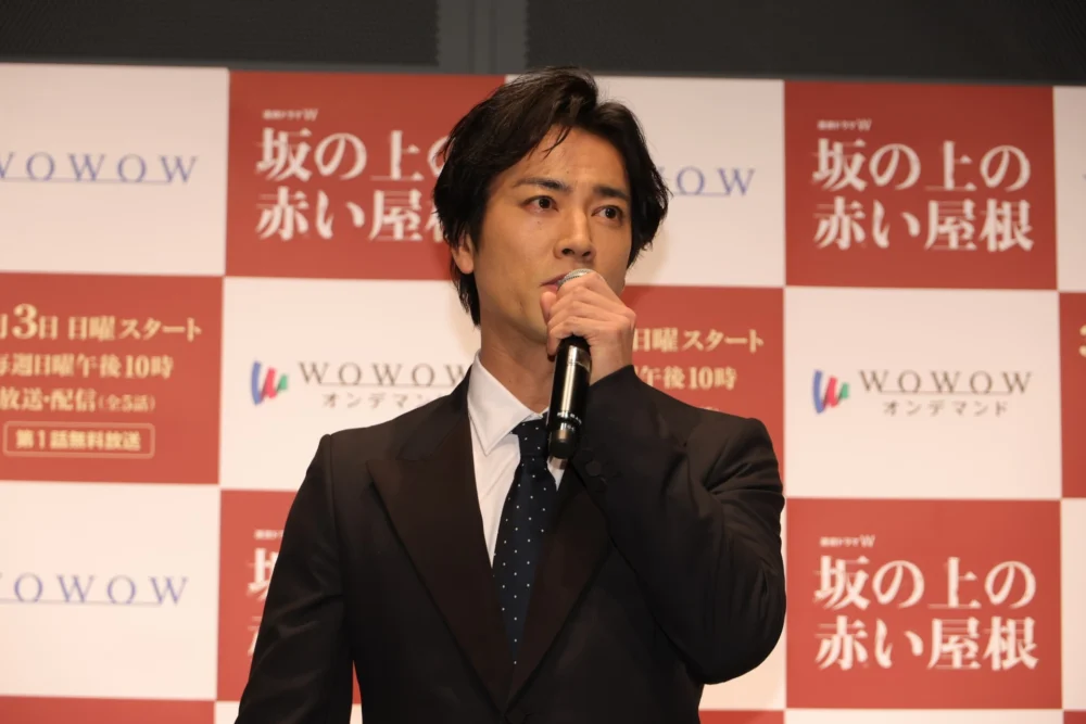 『連続ドラマW 坂の上の赤い屋根』完成披露試写会