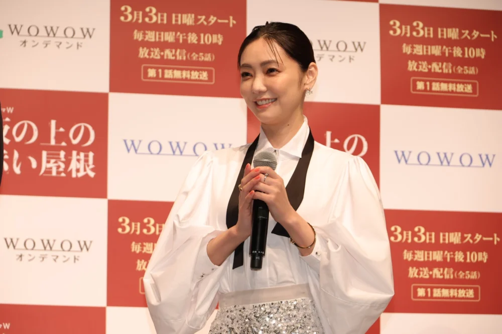 『連続ドラマW 坂の上の赤い屋根』完成披露試写会