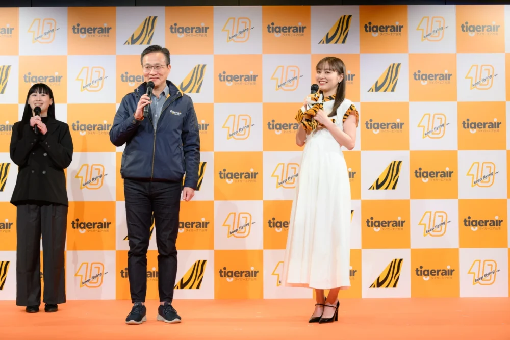 タイガーエア台湾 アンバサダー就任発表会見