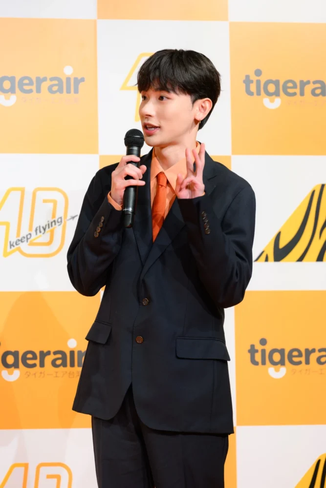 タイガーエア台湾 アンバサダー就任発表会見