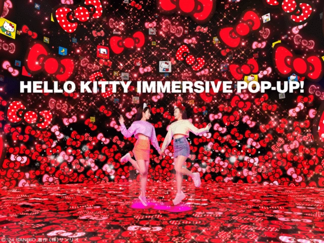 HELLO KITTY IMMERSIVE POP-UP!© '24 SANRIO 著作（株）サンリオ