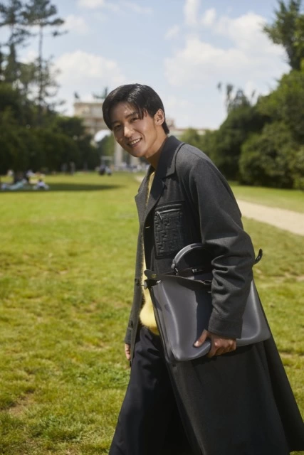 REN MEGURO IN FENDI FW24-25 COLLECTION