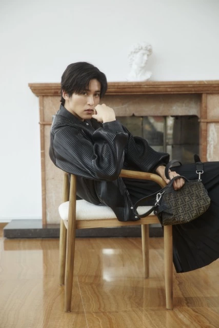 REN MEGURO IN FENDI FW24-25 COLLECTION