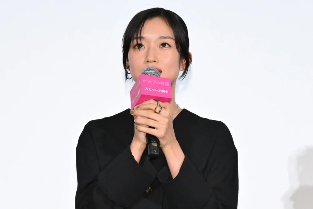 『ナミビアの砂漠』公開記念舞台挨拶