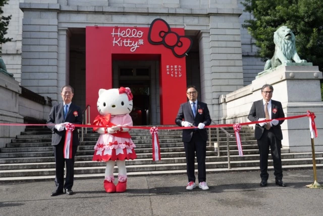 「Hello Kitty展 ―わたしが変わるとキティも変わる―」開会セレモニーと「HELLO KITTY 50th Anniversary Party」 ©2024 SANRIO CO., LTD. APPROVAL NO. SP650123