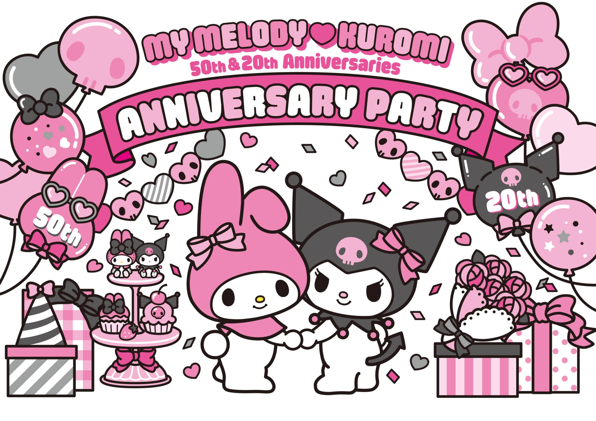 特別展「MY MELODY♡KUROMI ANNIVERSARY PARTY」 ©’24 SANRIO　著作（株）サンリオ