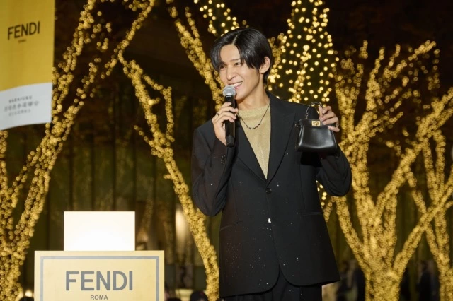 Ren Meguro Lights Up "FENDI Illumination Ceremony 2024"