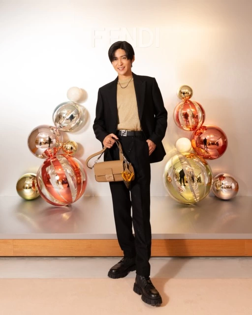 Ren Meguro Lights Up "FENDI Illumination Ceremony 2024"