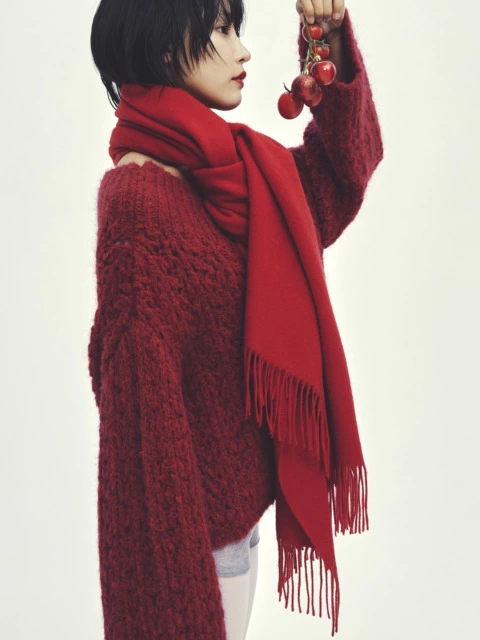 FRAY I.D JOURNAL VOL.04 DEEP WINTER Girl in ReD