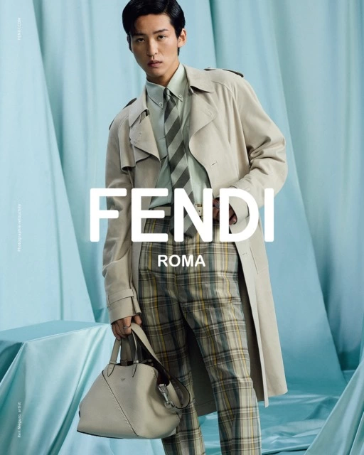 Men’s Spring/Summer 2025 Advertising Campaign featuring Ren Meguro as FENDI Global Menswear Ambassador