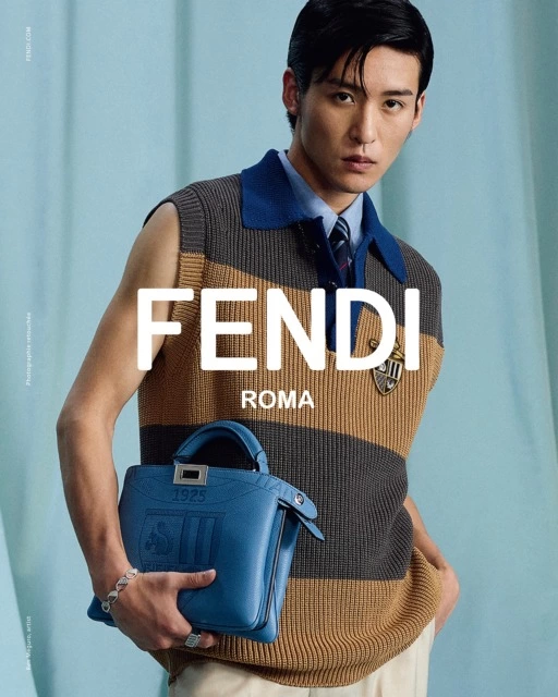 Men’s Spring/Summer 2025 Advertising Campaign featuring Ren Meguro as FENDI Global Menswear Ambassador