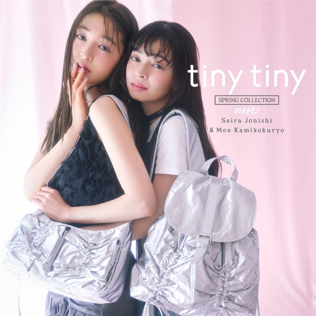 tiny tiny 2025 SPRING COLLECTION meets Seira Jonishi & Moe Kamikokuryo