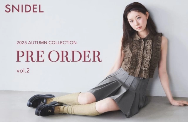 SNIDEL 2025 AUTUMN COLLECTION PRE ORDER vol.2