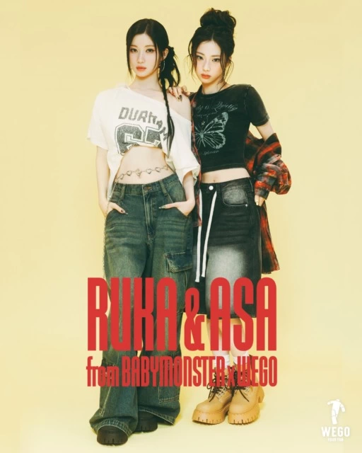 WEGO 2025 SUMMER VISUAL "STREET STYLE" feat. RUKA & ASA from BABYMONSTER