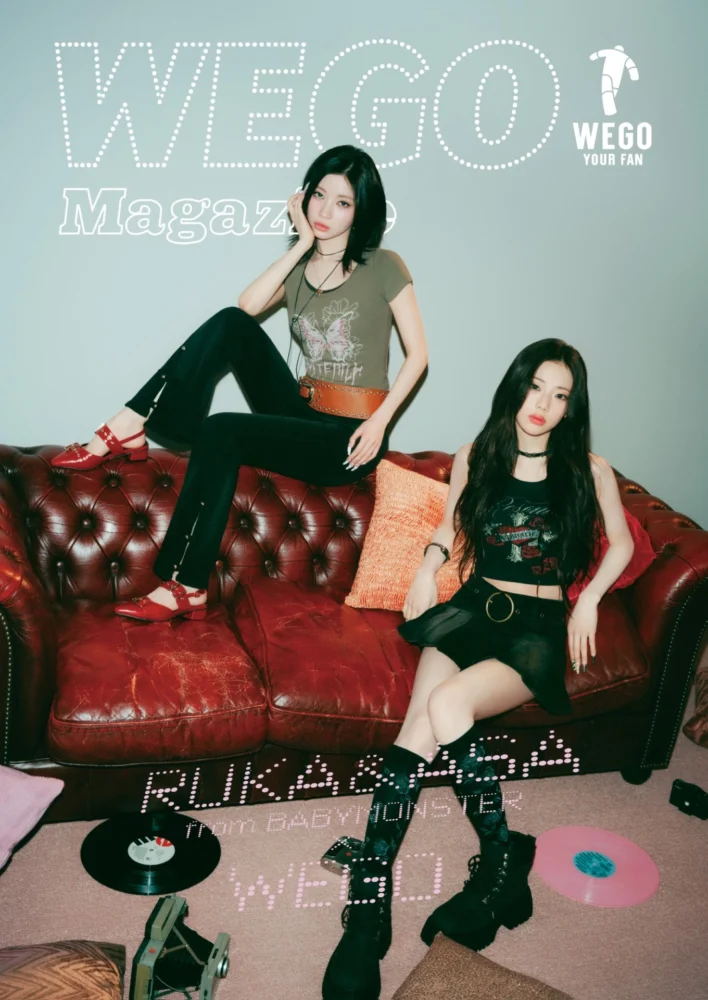 WEGO Magazine RUKA & ASA from BABYMONSTER特別版