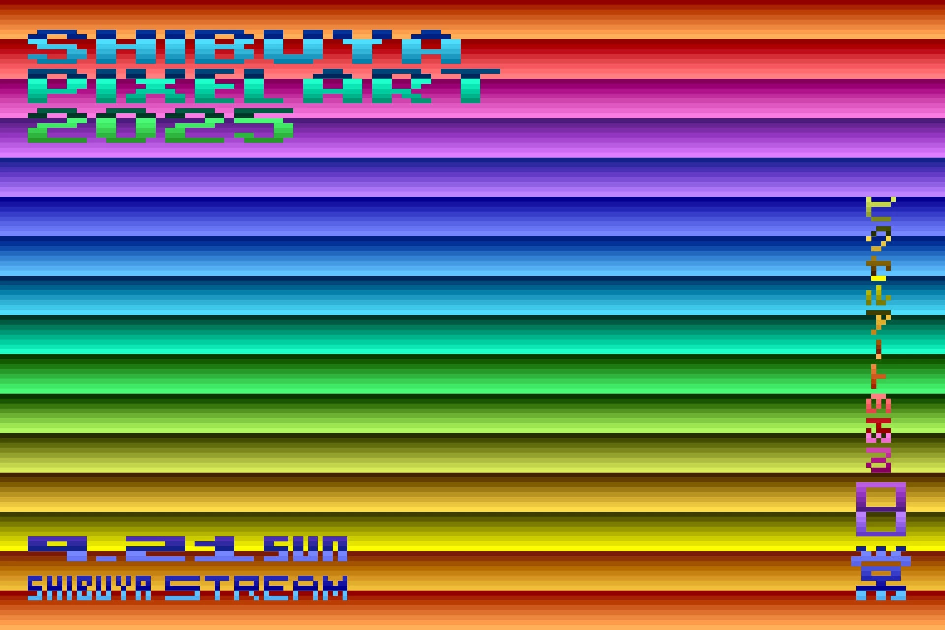 SHIBUYA PIXEL ART 2025 ~Everyday life with pixel art!