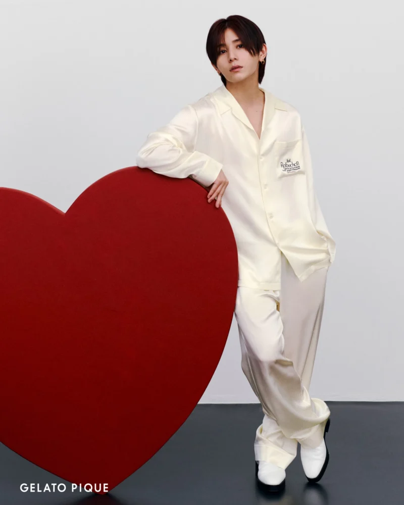 RYOSUKE YAMADA wears JOËL ROBUCHON & GELATO PIQUE 10th ANNIVERSARY