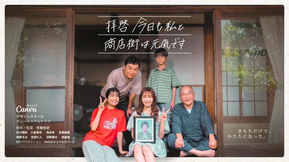 『拝啓 今日も私と商店街は元気です』キービジュアル
