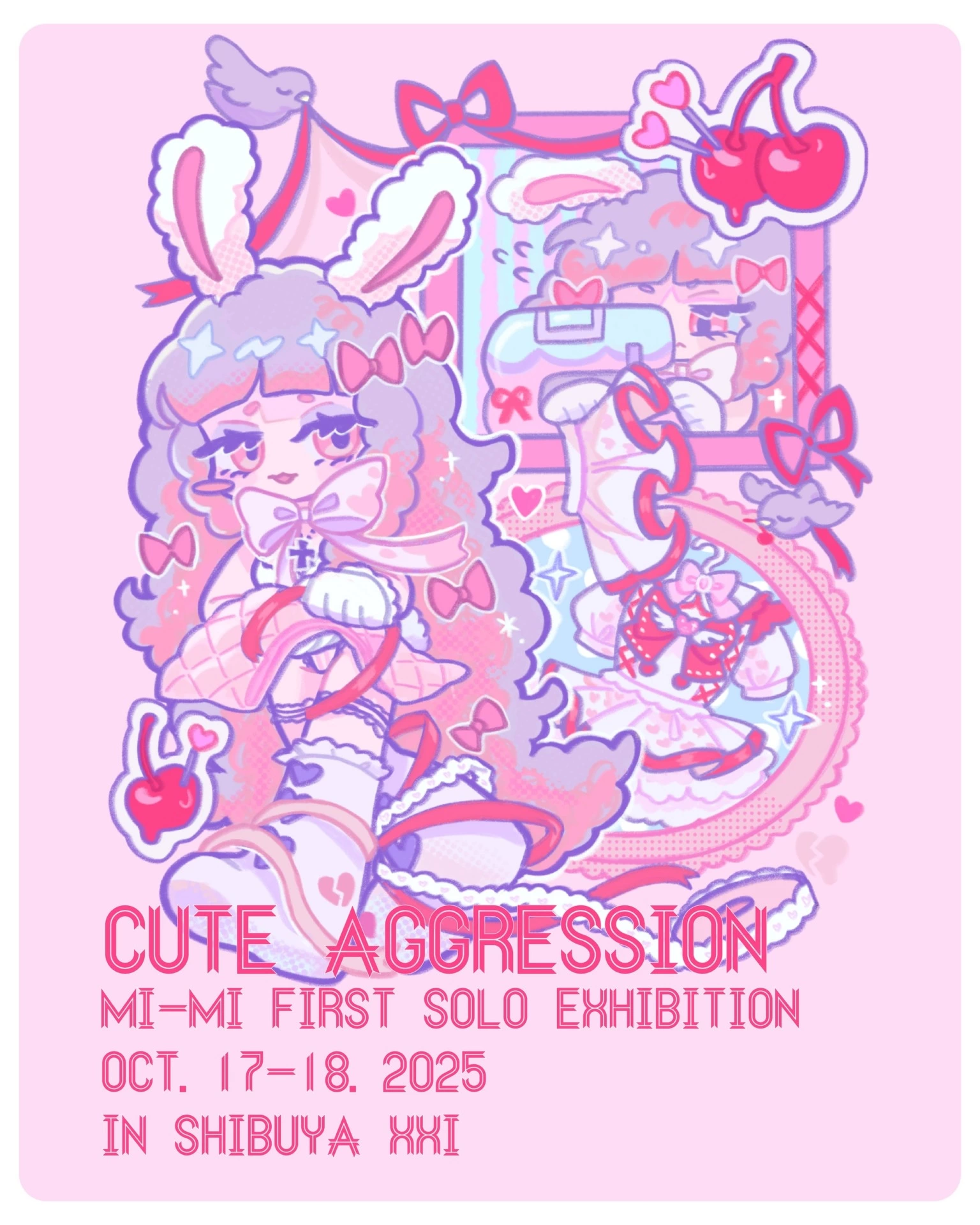 mi-mi first solo exhibition『CUTE AGGRESSION』