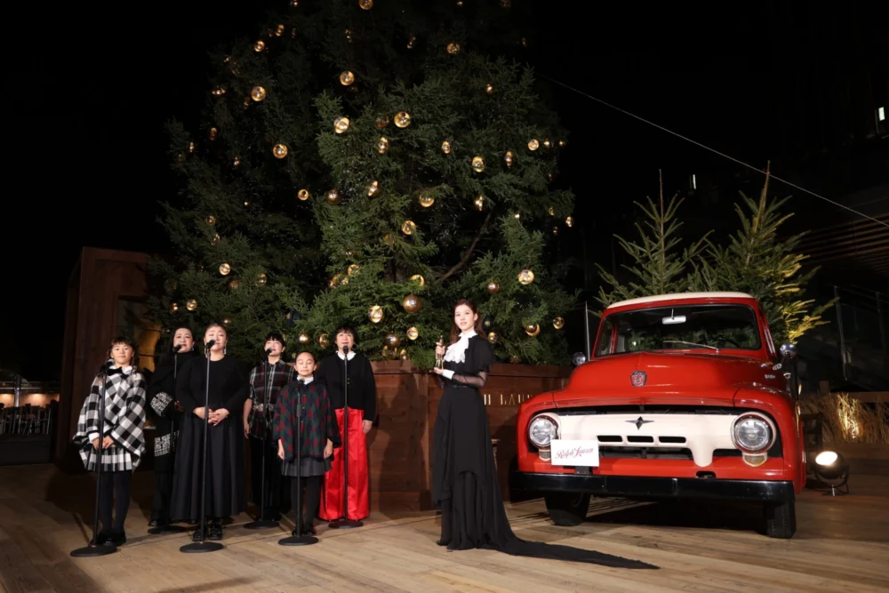 ラルフ ローレン 東京ミッドタウン ツリー点灯式