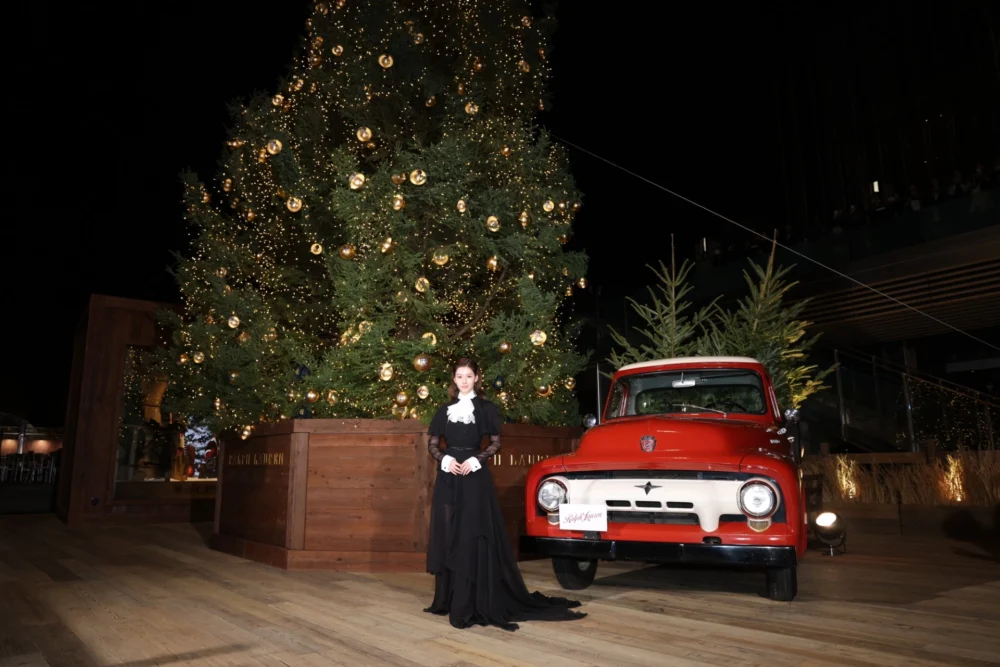 ラルフ ローレン 東京ミッドタウン ツリー点灯式