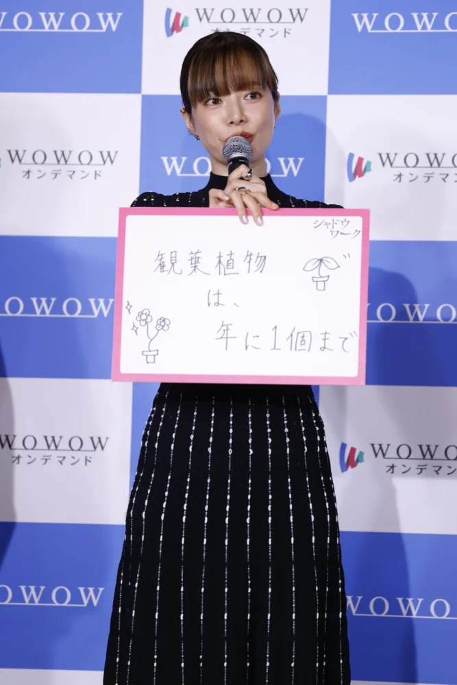 『連続ドラマW シャドウワーク』完成報告会