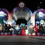 与田祐希が真紅のドレスで点灯式に参加！asmi＆Rin音がテーマソング初披露！体験型イルミネーション「LIGHT WALK ODAIBA」開幕