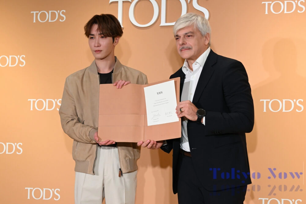 トッズ ブランド アンバサダー就任記者会見