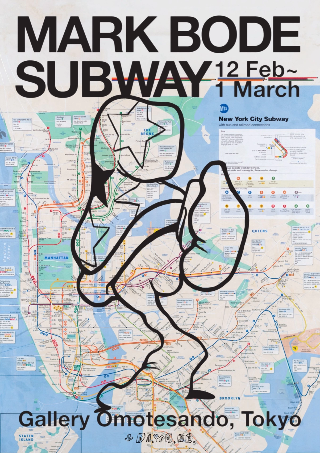 MARK BODE SOLO EXHIBITION "SUBWAY"