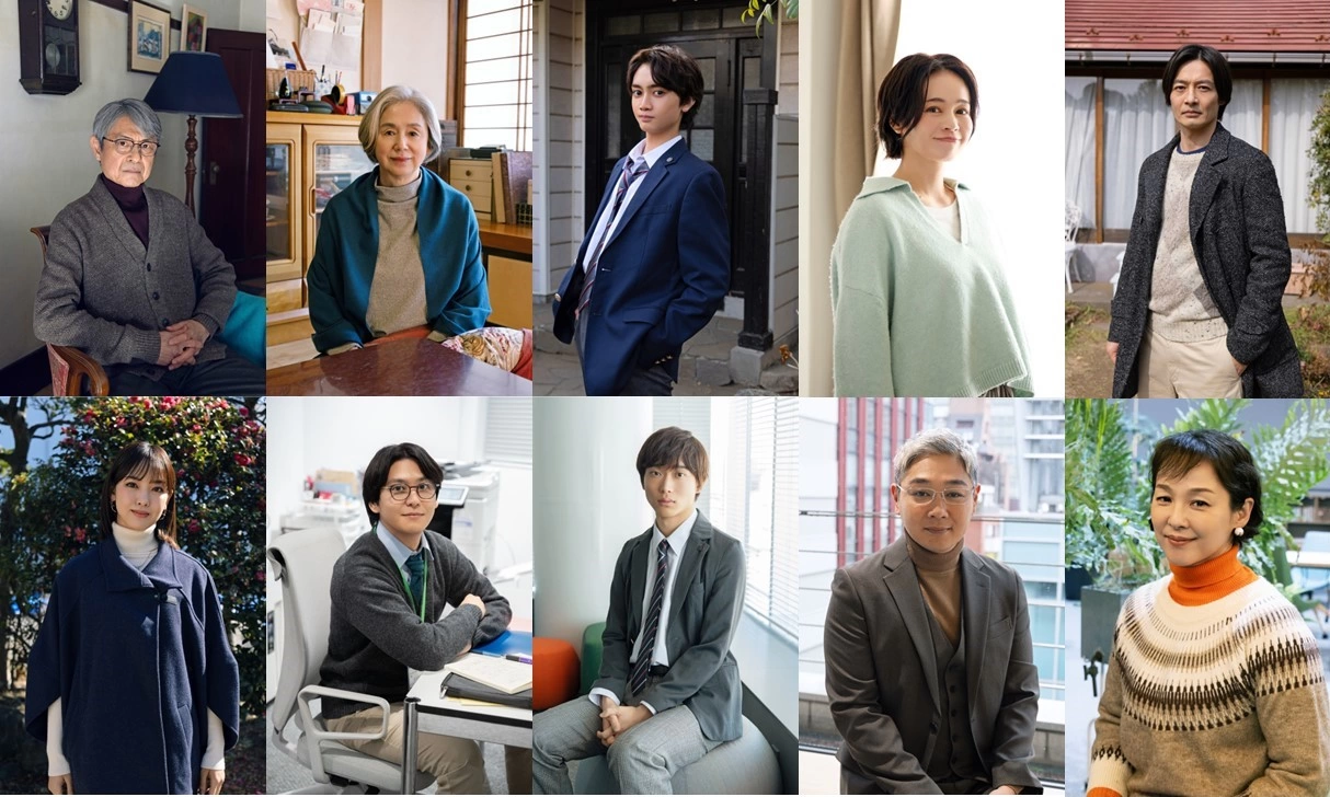 読売テレビ『スモークブルーの雨のち晴れ』第二報キャスト組写真