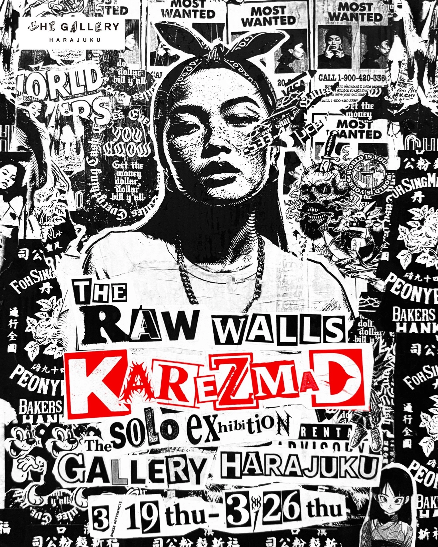 KAREZMAD SOLO EXHIBITION "THE RAW WALLS"