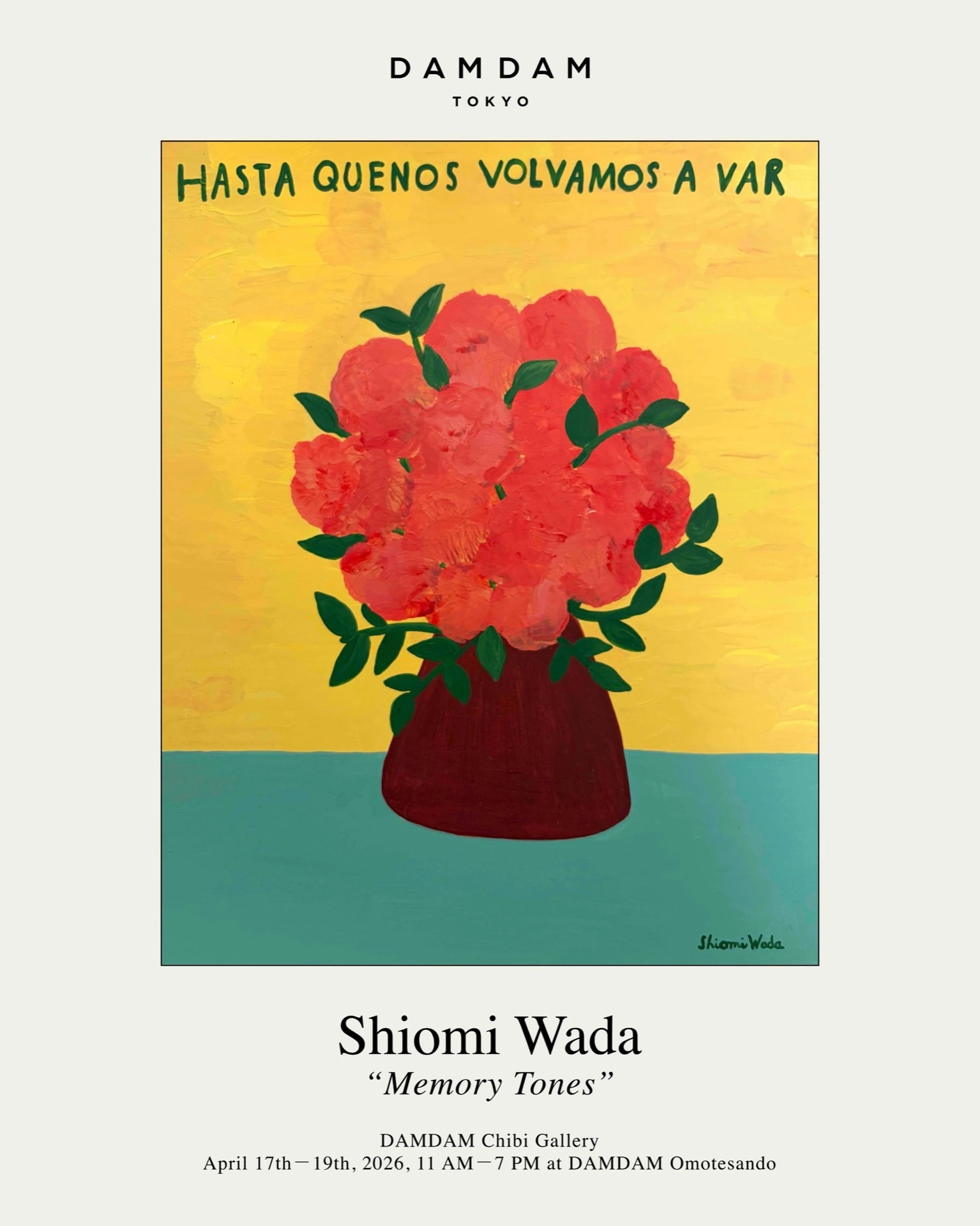 Shiomi Wada Solo Exhibition "Memory Tones"