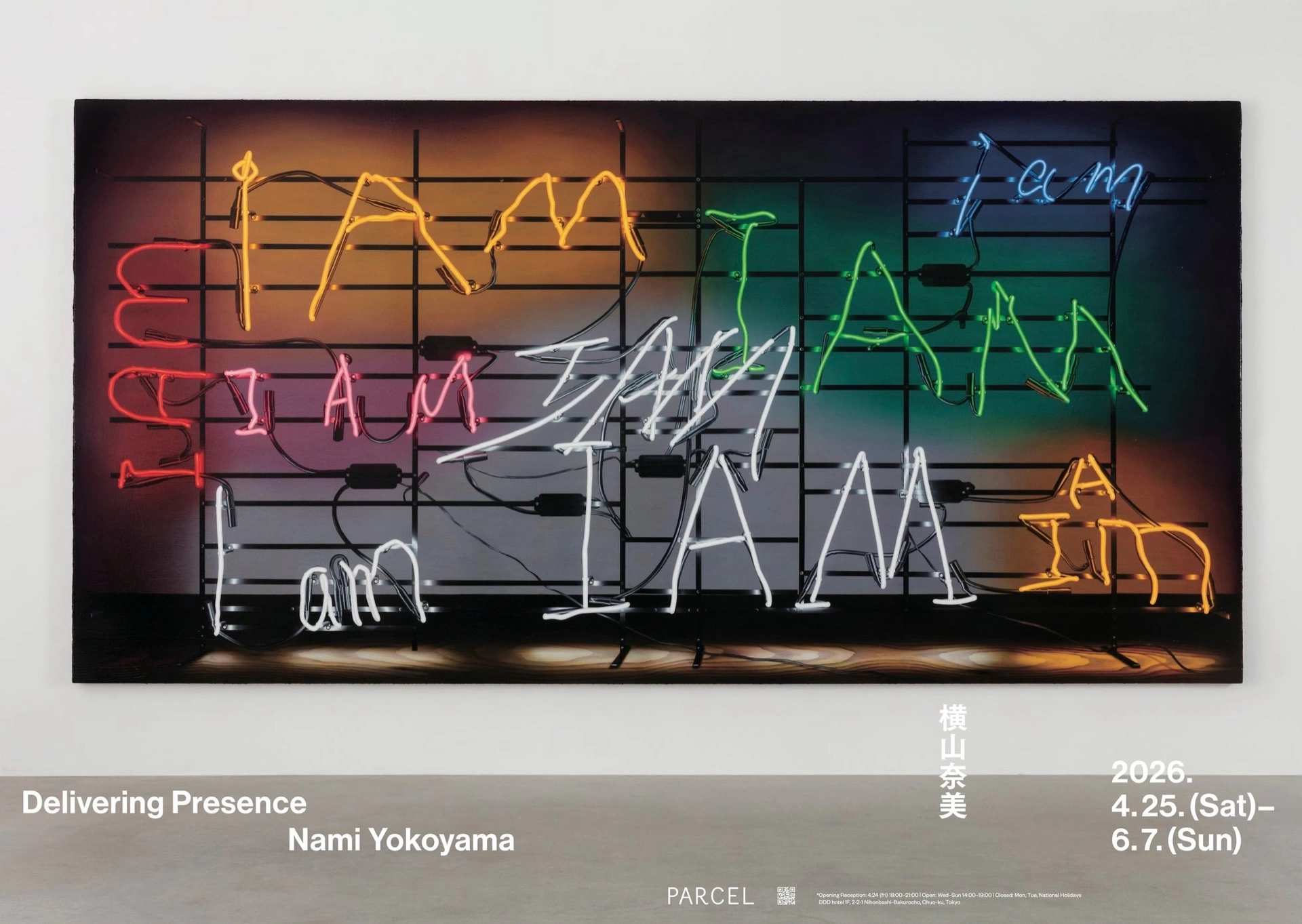 横山奈美 個展「Delivering Presence」